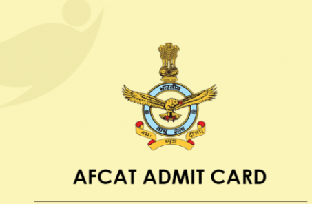 AFCAT Admit Card/ Hall ticket 2020 download