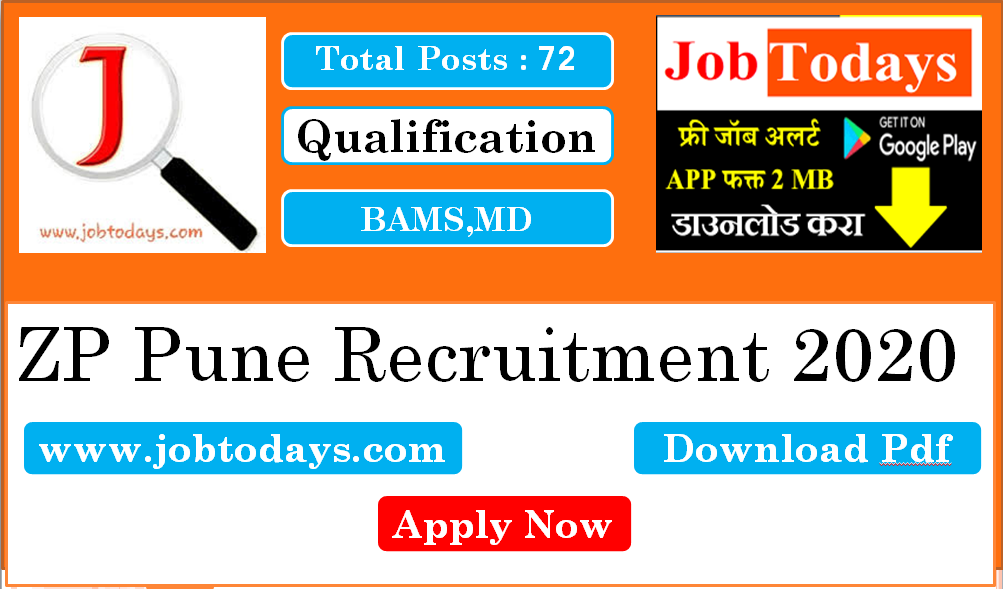 ZP Pune Recruitment 2020 