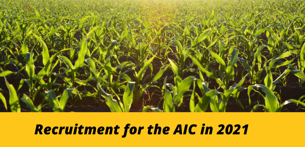 Recruitment for the AIC in 2021