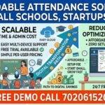 Affordable Attendance Management Software for Small Schools, Startups & SMEs