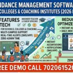 Best Attendance Management Software in India for Schools, Colleges & Coaching Institutes (2026 Buyer’s Guide)