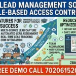 Secure Lead Management Software with Role-Based Access Control
